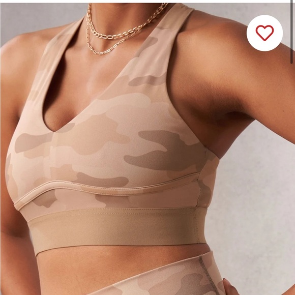 Fabletics Other - NWOT Fabletics All Day Every Day Brown Camo Sports Bra